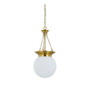 Forty West - 10338 - One Light Pendant - Geneva - Golden Brass