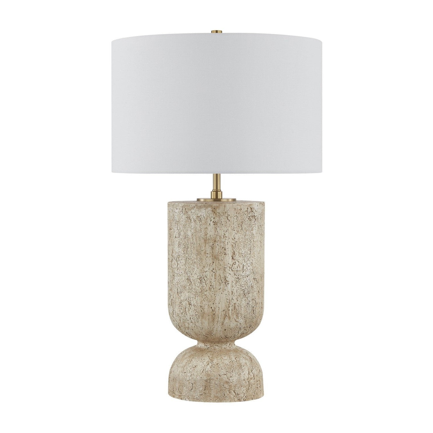 Forty West - 72622 - One Light Table Lamp - Garnet - Tan