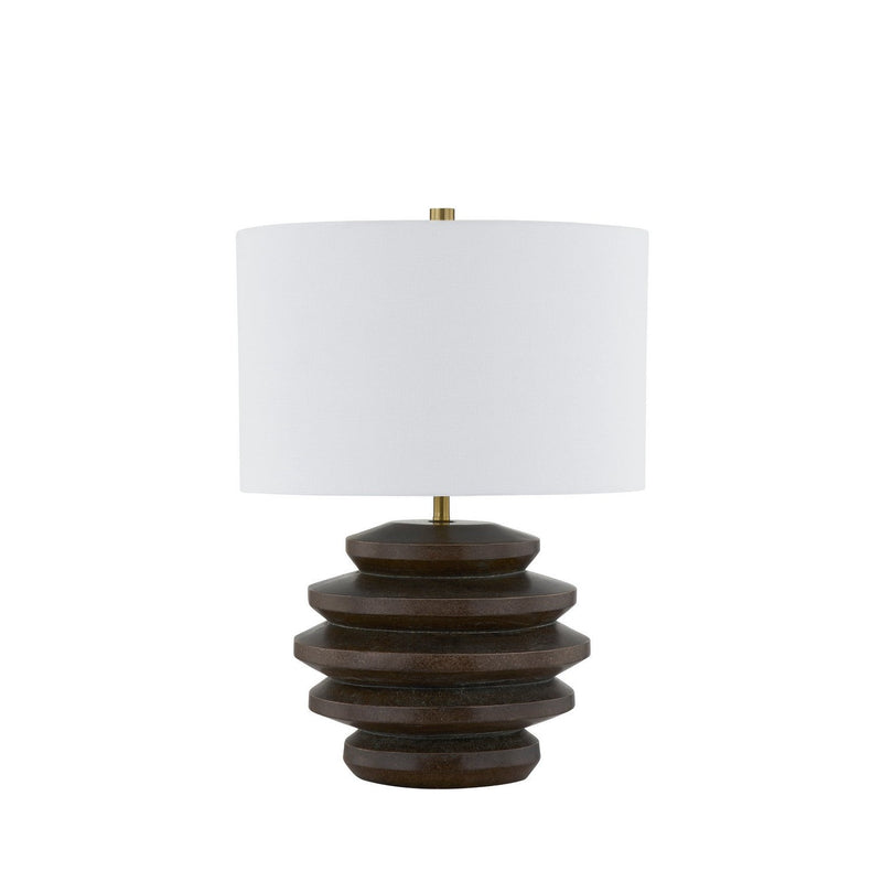 Forty West - 70400 - One Light Table Lamp - Martin - Brown