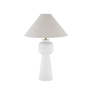Forty West - 710296 - One Light Table Lamp - Mildred - White