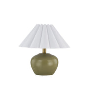 Forty West - 710300 - One Light Table Lamp - Harlow - Green
