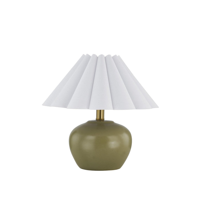 Forty West - 710300 - One Light Table Lamp - Harlow - Green
