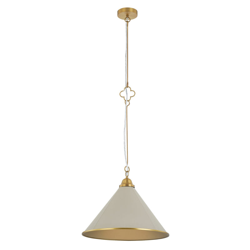 Forty West - 71303 - One Light Pendant - Serena - Antique Gold