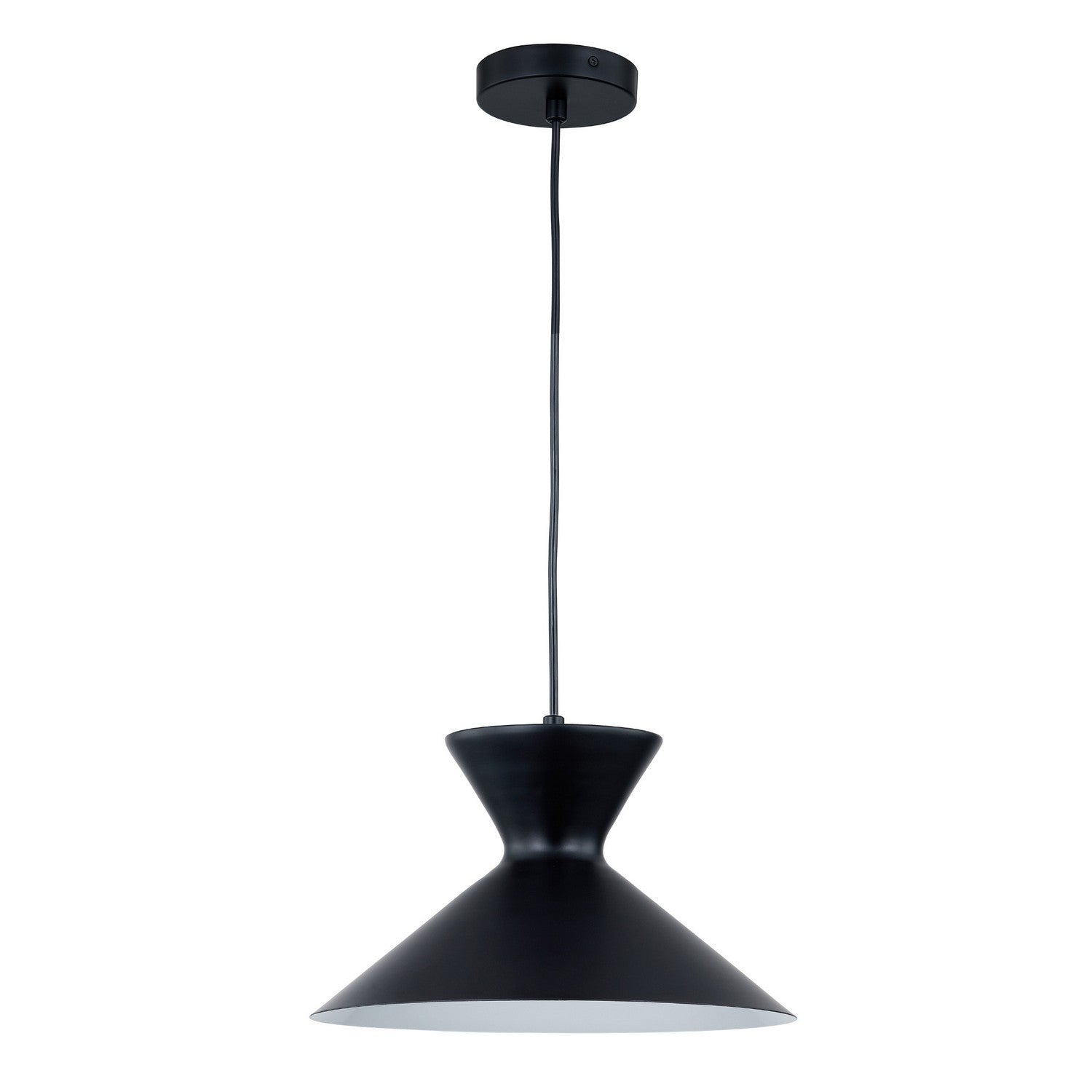 Forty West - 71305 - One Light Pendant - Jeremiah - Matte Black
