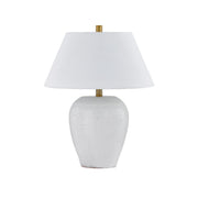 Forty West - 725136 - One Light Table Lamp - Ruth - White