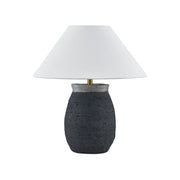 Forty West - 725142 - One Light Table Lamp - Patrick - Black/Silver