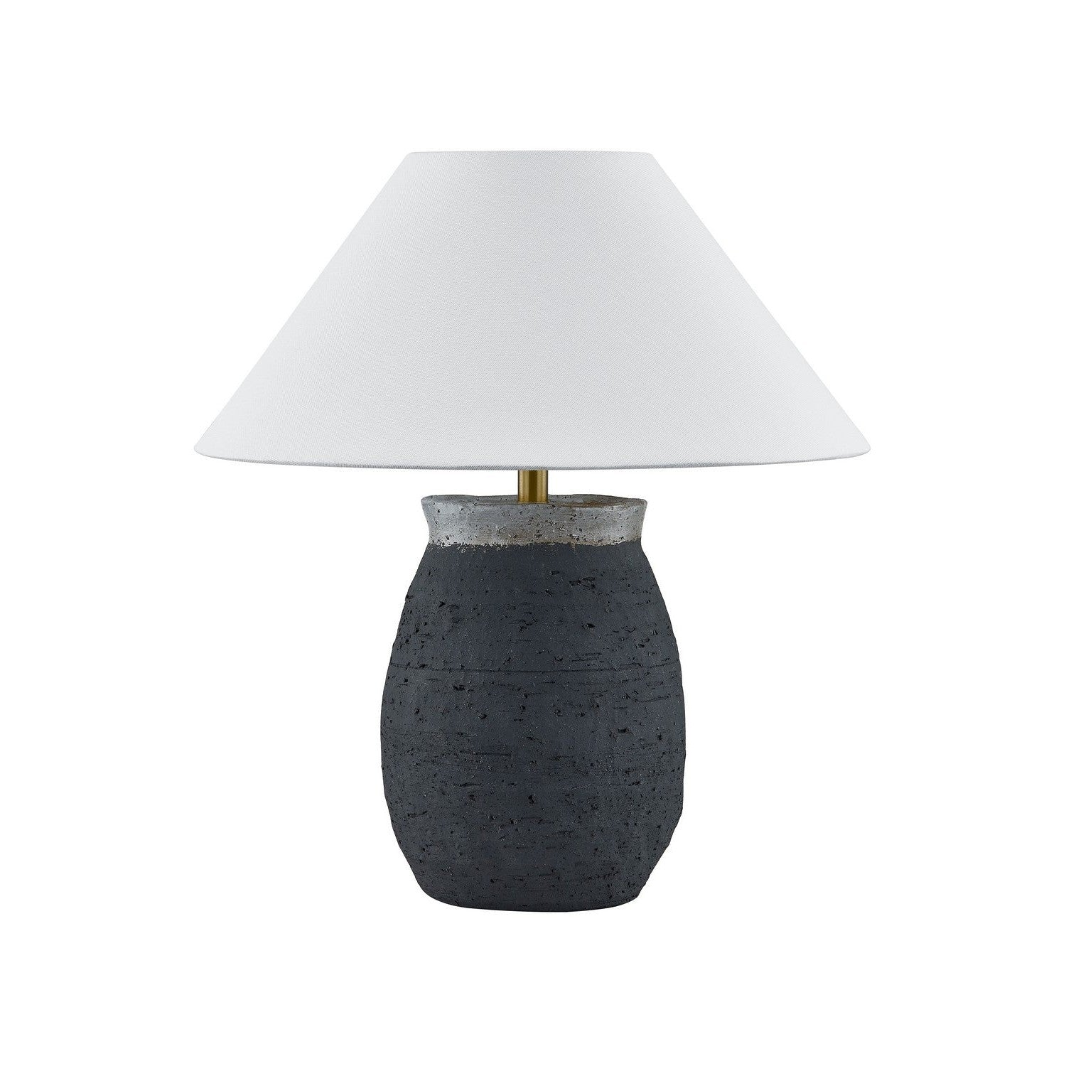 Forty West - 725142 - One Light Table Lamp - Patrick - Black/Silver