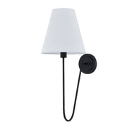 Forty West - 725155 - One Light Wall Sconce - Shae - Black