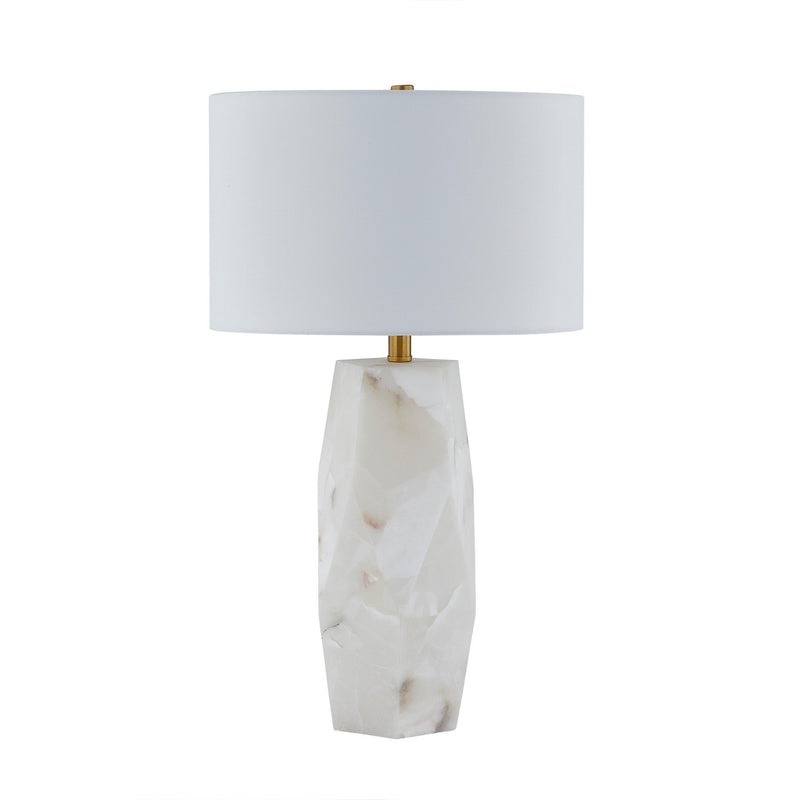 Forty West - 725192 - One Light Table Lamp - Audrey - White with natural tones