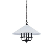 Forty West - 72604 - Four Light Pendant - Colson - Matte Black