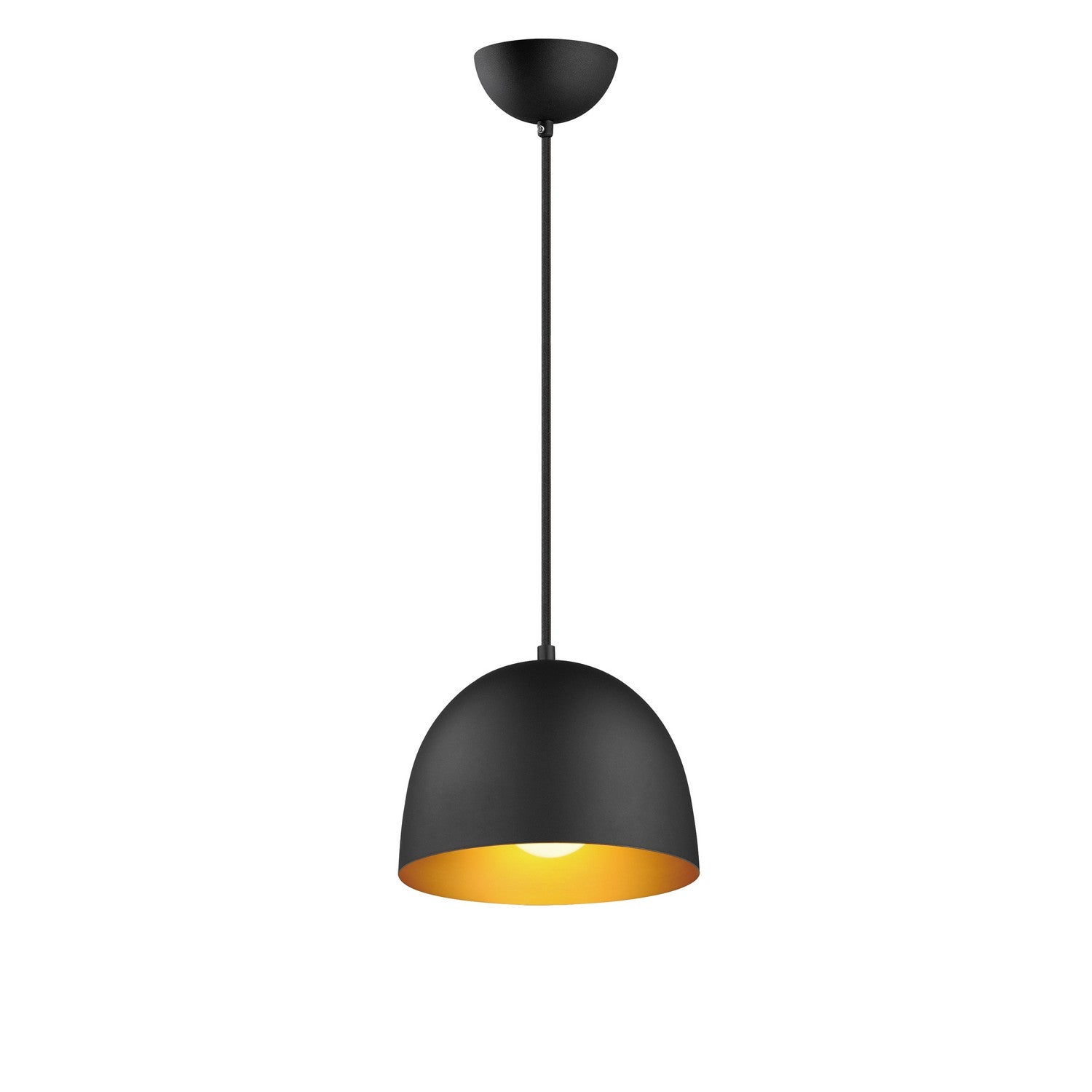 Maxim - 11482BKGLD - One Light Pendant - Tova - Black / Gold