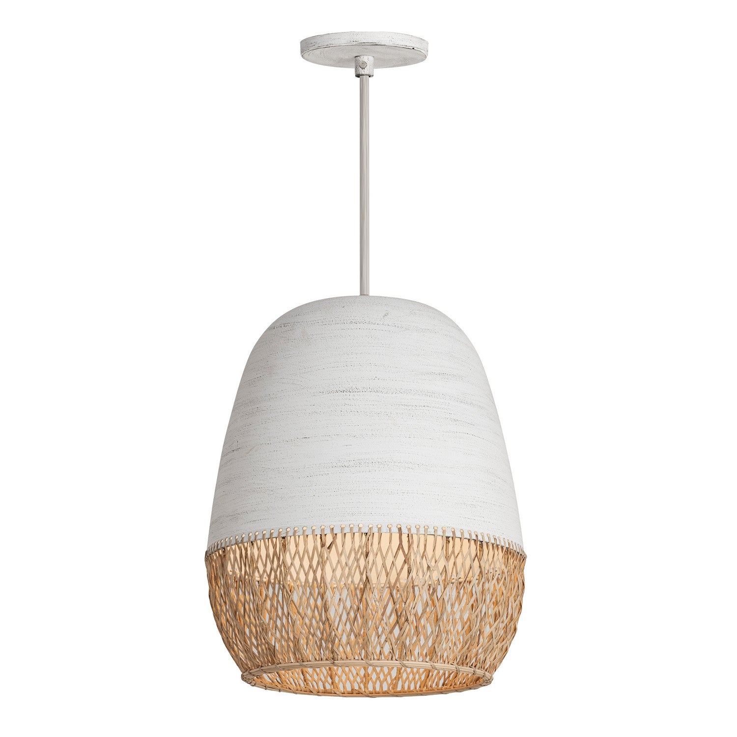 Maxim - 14912NAIV - One Light Pendant - Tamba - Ivory