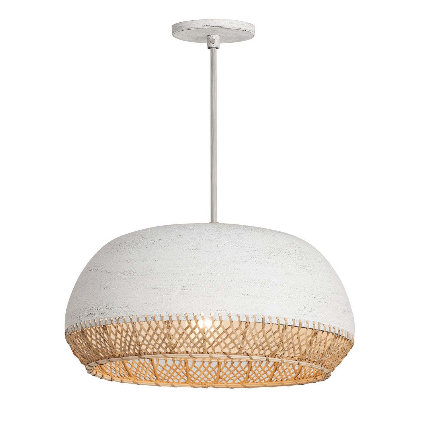 Maxim - 14914NAIV - One Light Pendant - Tamba - Ivory