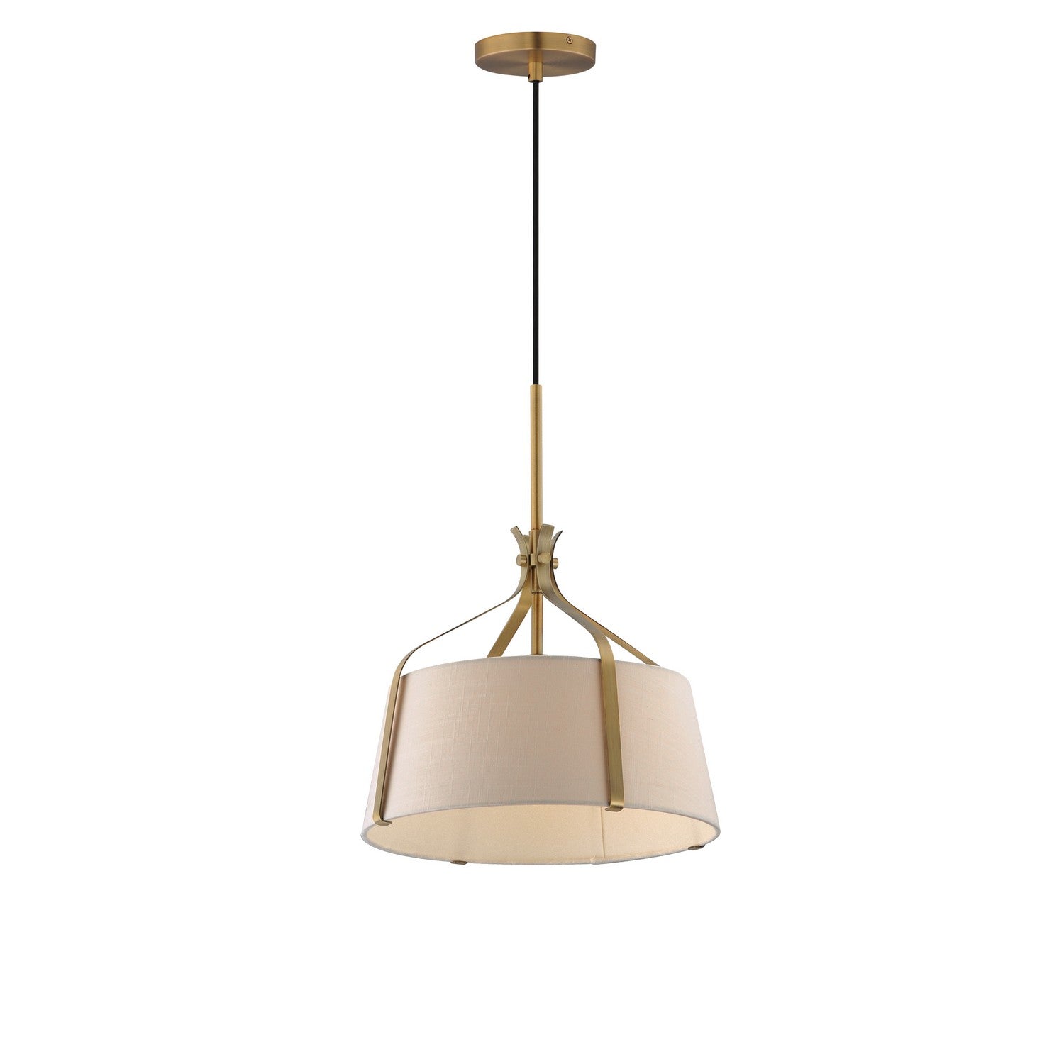 Maxim - 16181WLNAB - One Light Pendant - Bandera - Natural Aged Brass