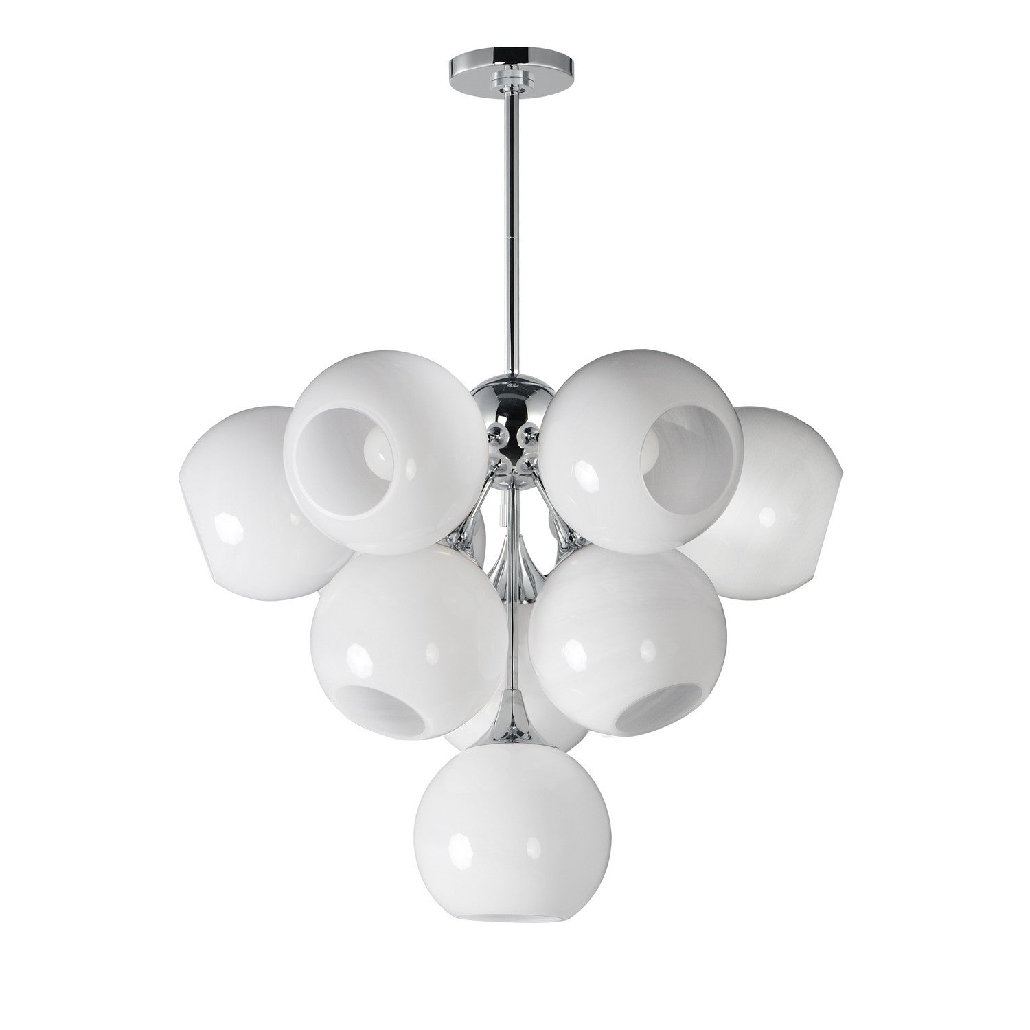 Maxim - 21228MRPC - Ten Light Pendant - Neve - Polished Chrome
