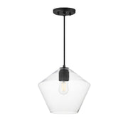Maxim - 21337CLBK - One Light Pendant - Geode - Black