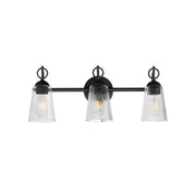 Maxim - 21393CLBK - Three Light Bath Vanity - Jackson Hole - Black