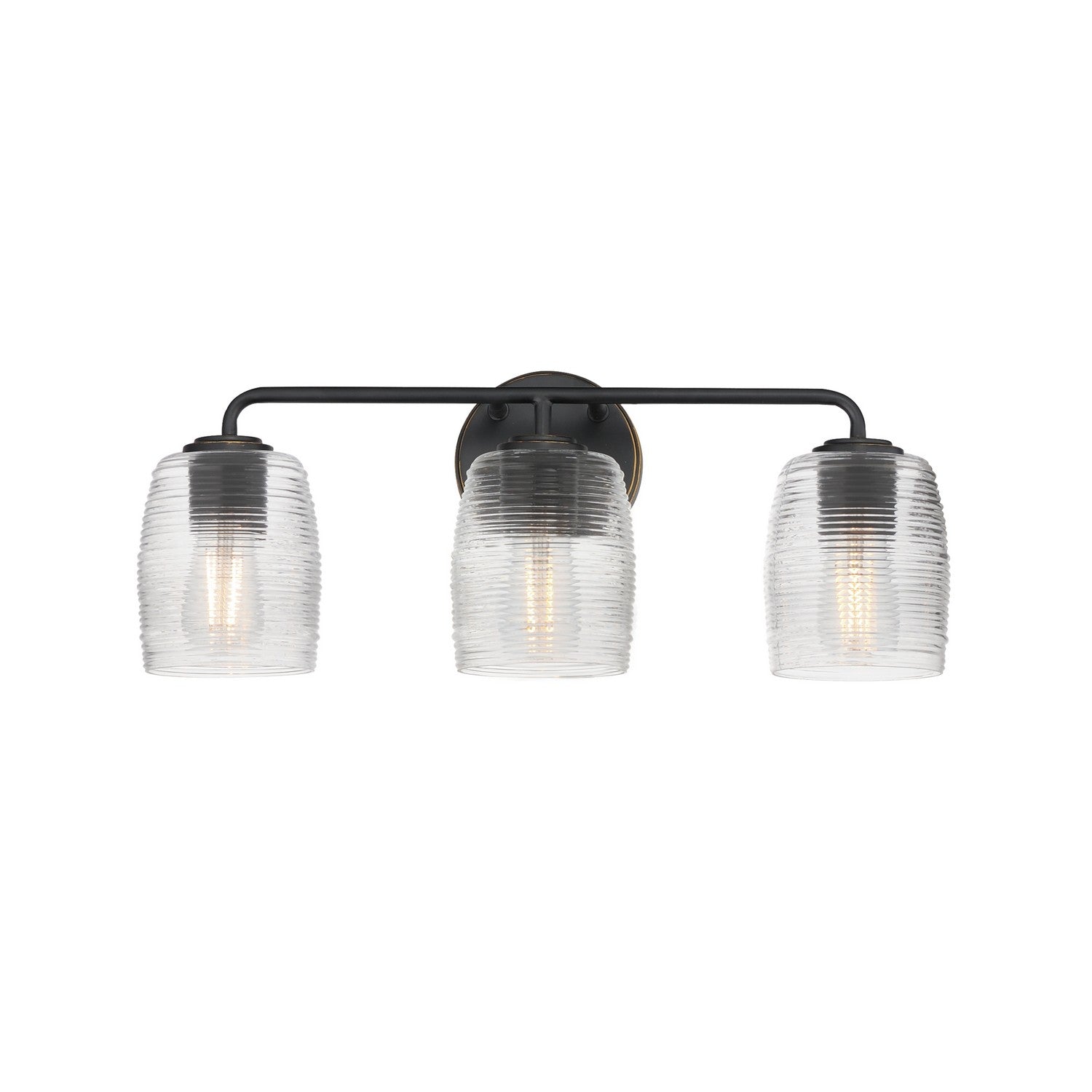 Maxim - 21413CRKB - Three Light Bath Vanity - Honey - Kentucky Bronze