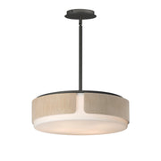 Maxim - 21716SWNWDCHL - Four Light Semi Flush Mount - Pendant - Draughtsman - Natural Wood/Charcoal
