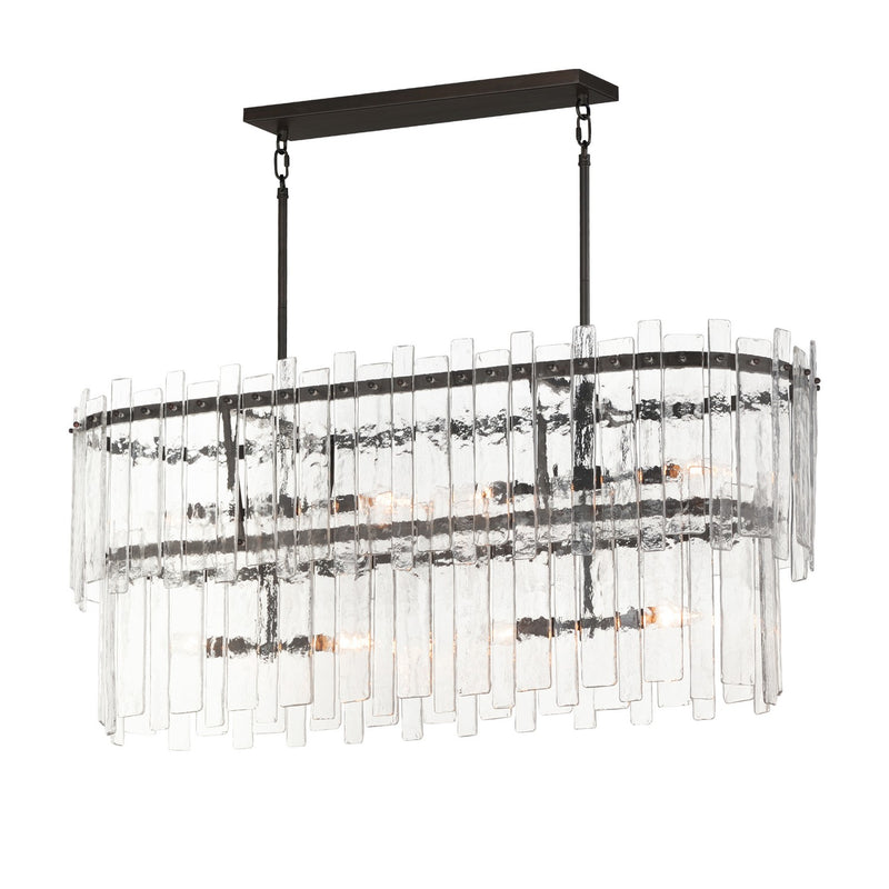 Maxim - 21838AGDBZ - Eight Light Linear Pendant - Warren - Dark Bronze