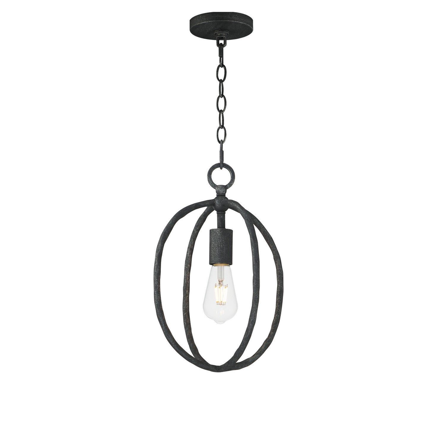Maxim - 21841BS - One Light Mini Pendant - Martel - Blacksmith