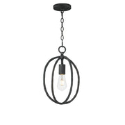 Maxim - 21841BS - One Light Mini Pendant - Martel - Blacksmith