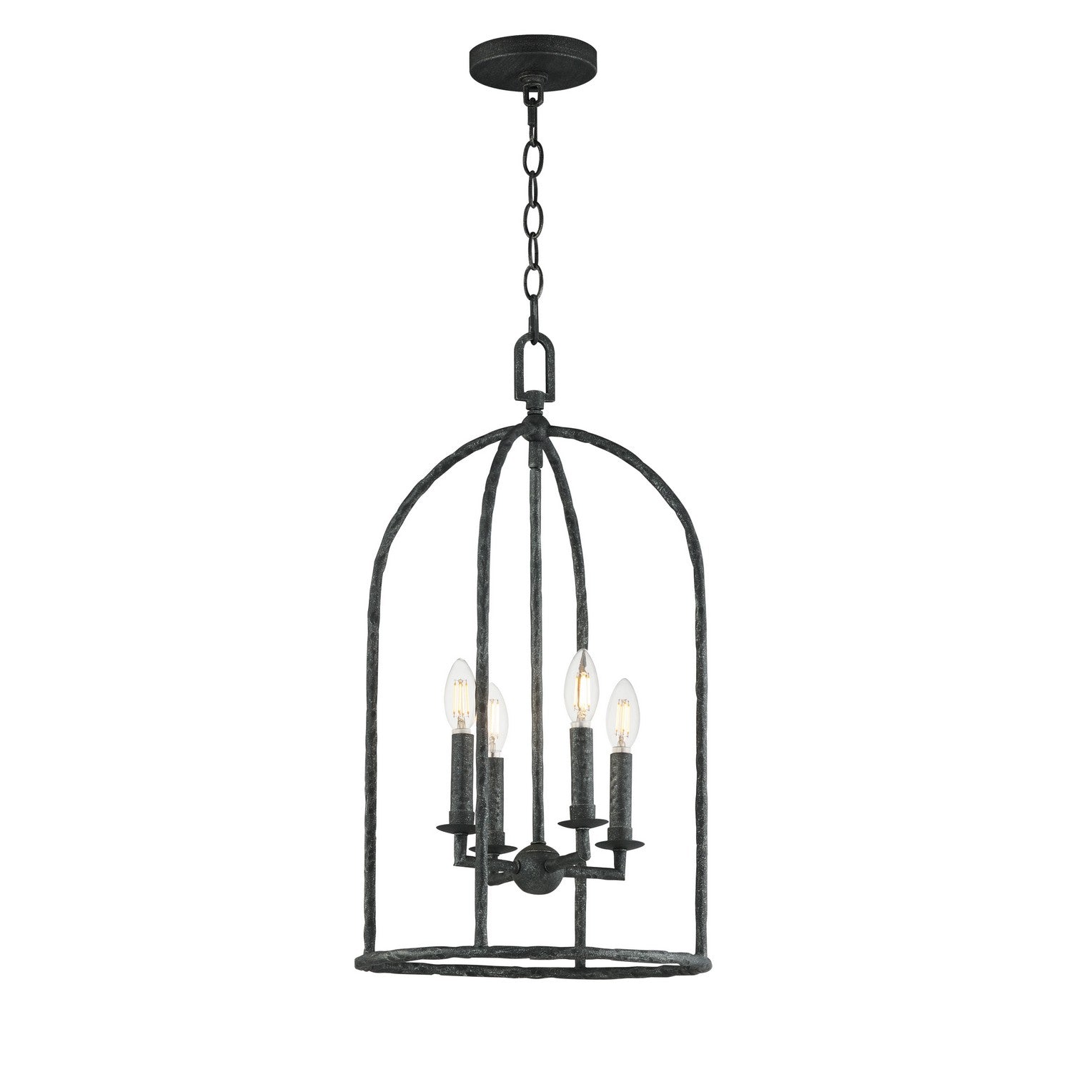 Maxim - 21844BS - Four Light Pendant - Martel - Blacksmith