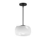 Maxim - 26141WTBK - One Light Pendant - Glazed - White / Black