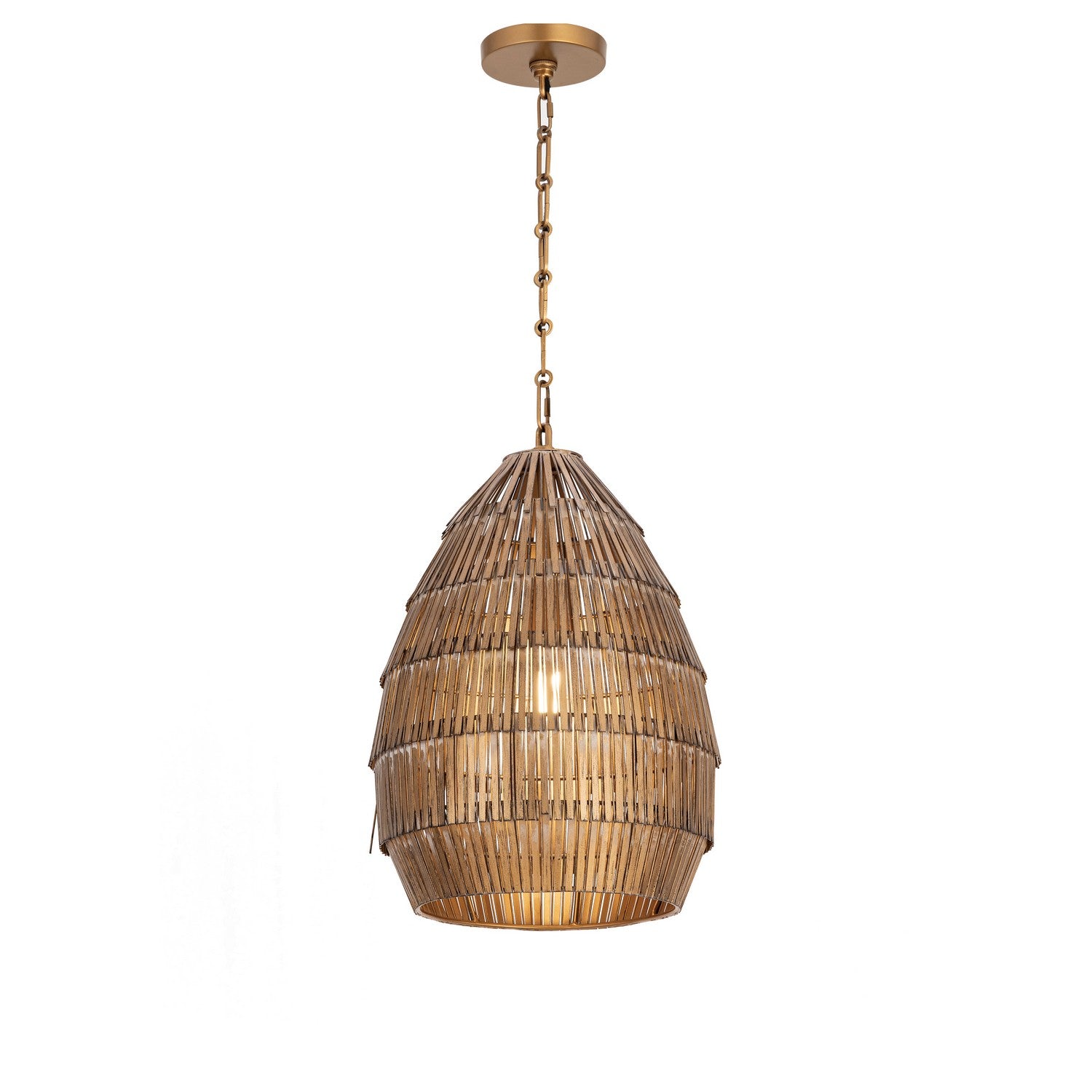 Maxim - 29181AB - One Light Pendant - Gilda - Antique Brass