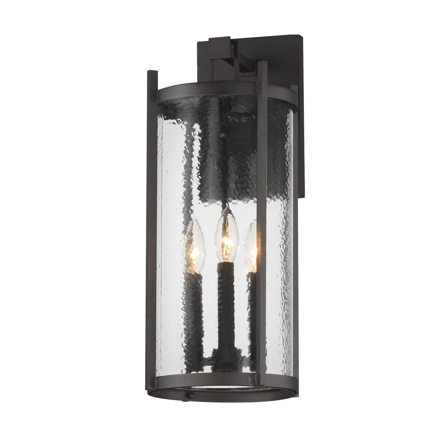 Maxim - 30065HMBK - Three Light Wall Sconce - Belfry - Black