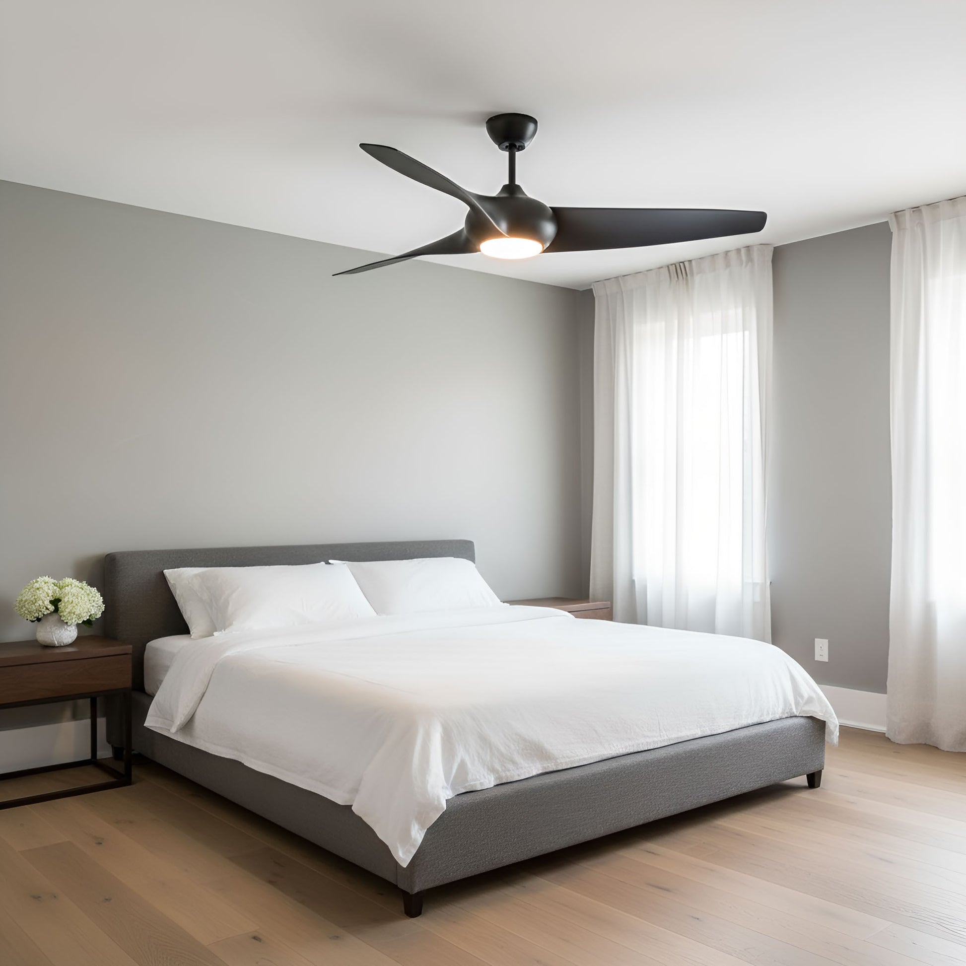 Visual Comfort Fan - 3TNSM60MBKD - 60" Ceiling Fan - Topan Smart 60 LED - Midnight Black