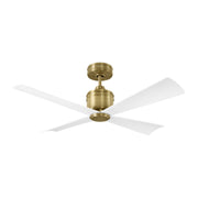 Visual Comfort Fan - 4LNCR44HAB - 44" Ceiling Fan - Launceton 44 - Hand Rubbed Antique Brass