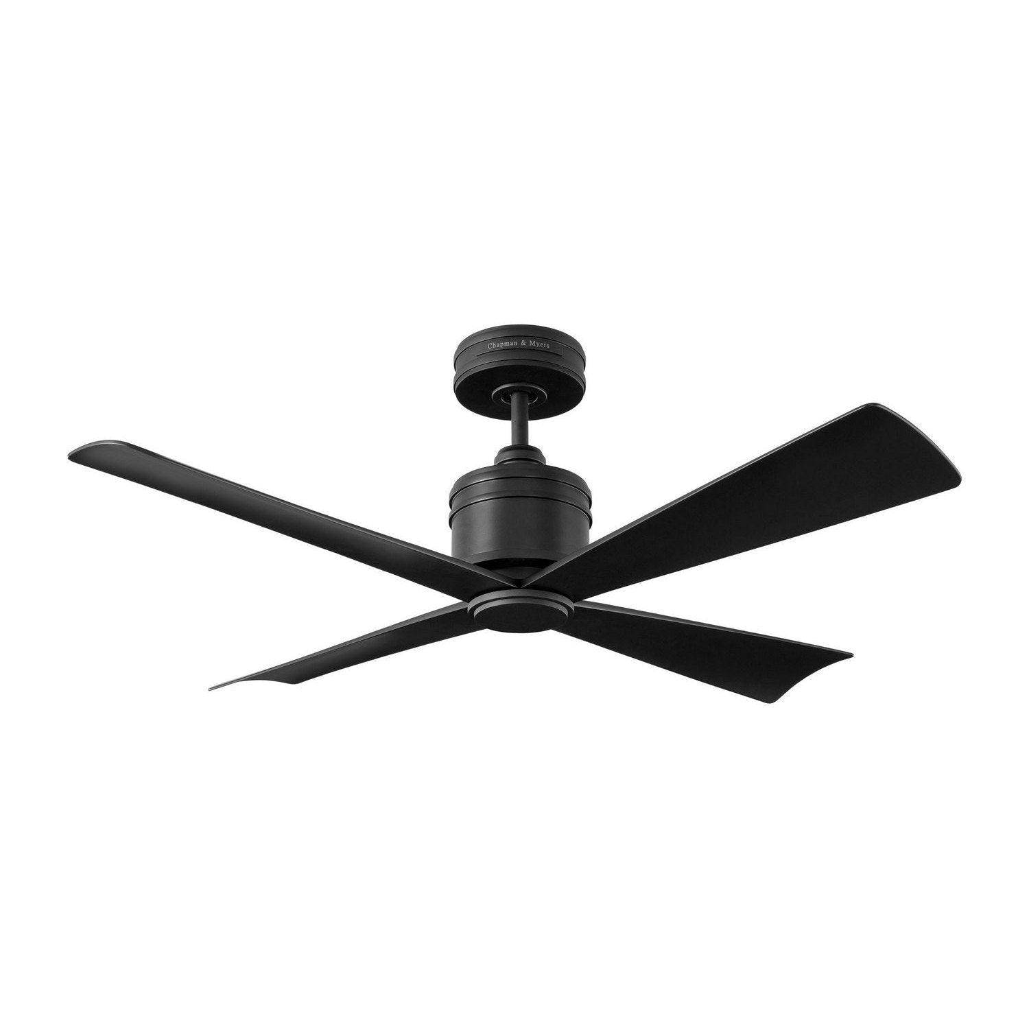 Visual Comfort Fan - 4LNCR44MBK - 44" Ceiling Fan - Launceton 44 - Midnight Black