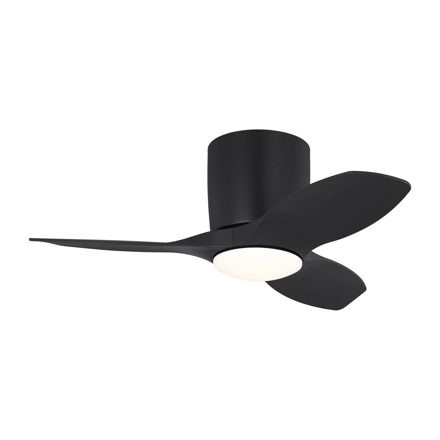 Generation Lighting - 3TTHR32MBKD - 32"Ceiling Fan - Titus 32 Hugger LED - Midnight Black