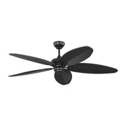 Generation Lighting - 5CUR60BK - 60"Ceiling Fan - Cruise Outdoor 60 - Matte Black