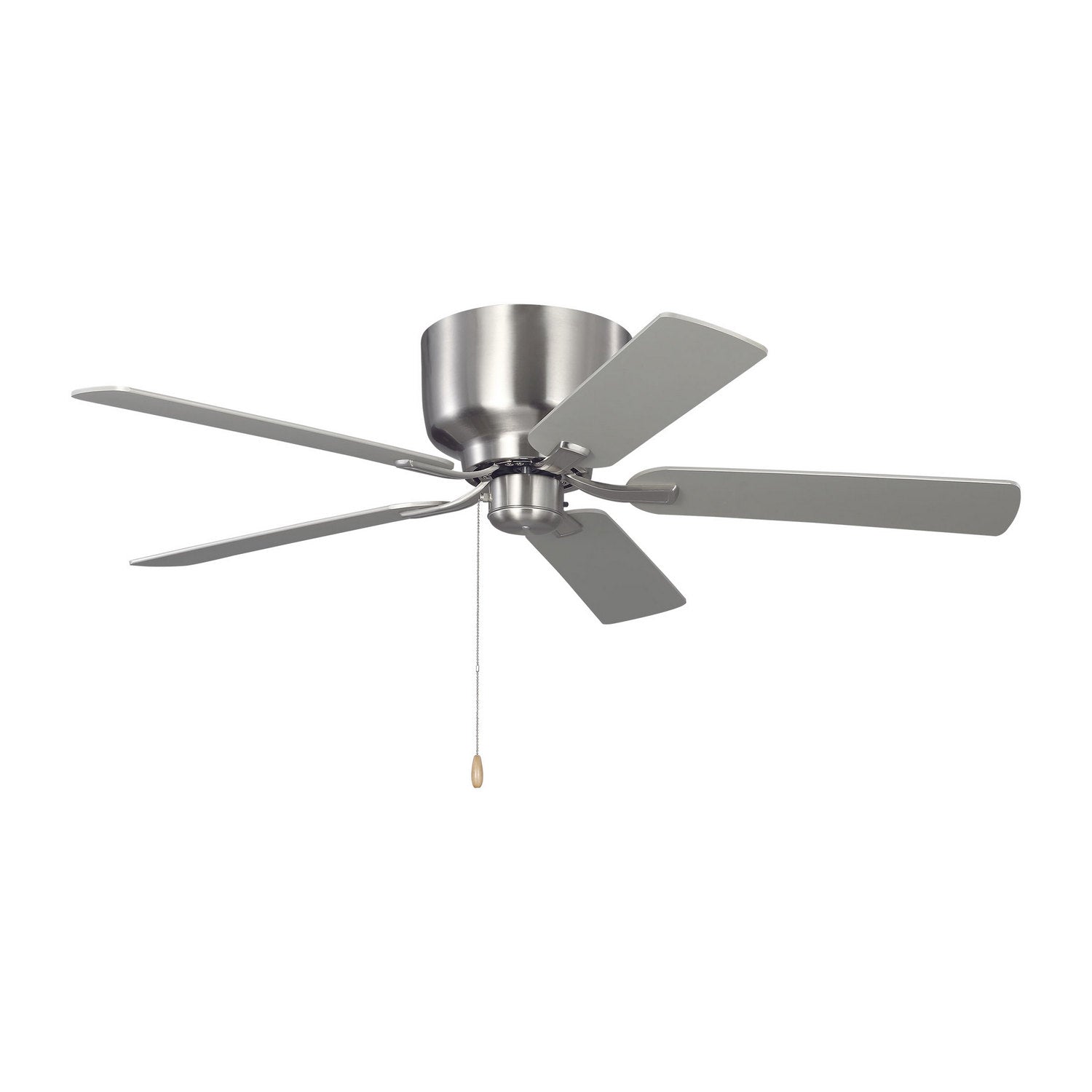 Generation Lighting - 5LDH52BS - 52"Ceiling Fan - Linden 52 Hugger - Brushed Steel