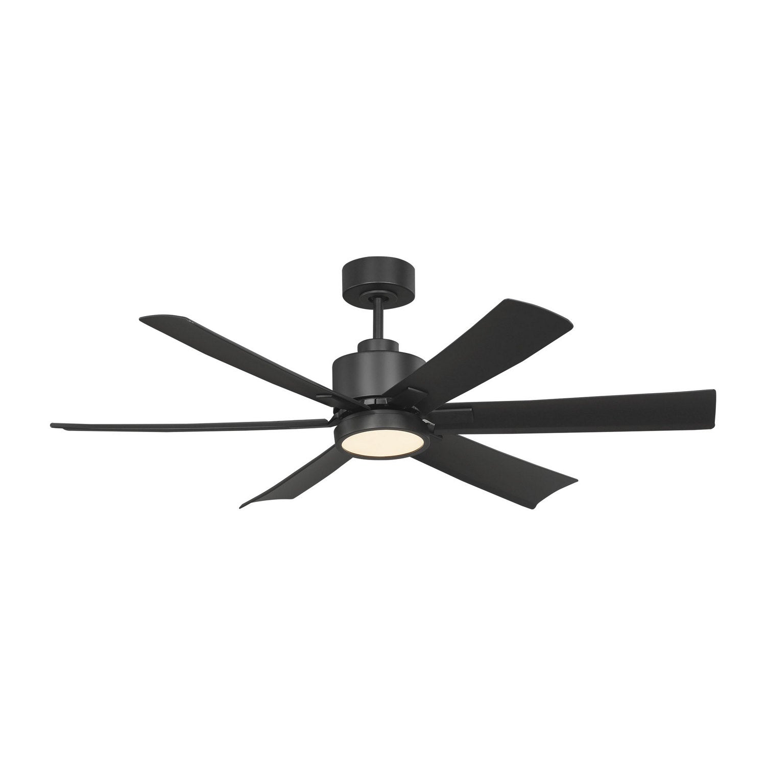 Generation Lighting - 6FLSM52MBKD - 52"Ceiling Fan - Flera Smart 52 LED - Midnight Black