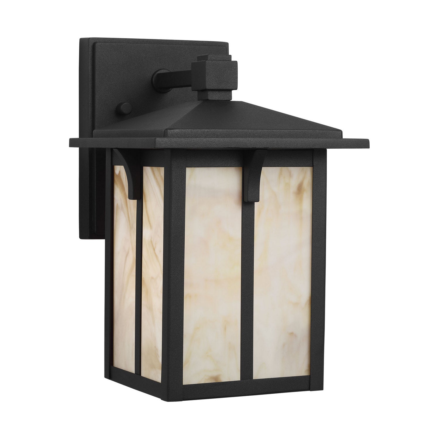 Generation Lighting - 8552701CG-12 - One Light Outdoor Wall Lantern - Tomek - Black