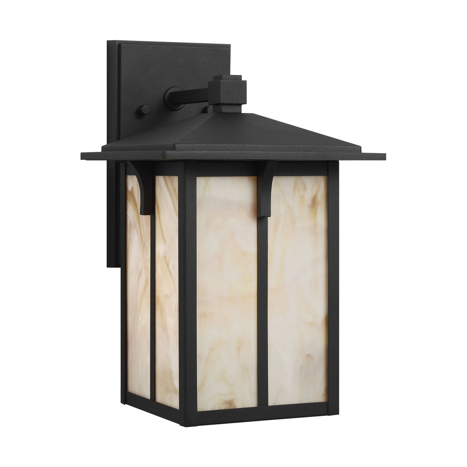 Generation Lighting - 8652701CG-12 - One Light Outdoor Wall Lantern - Tomek - Black