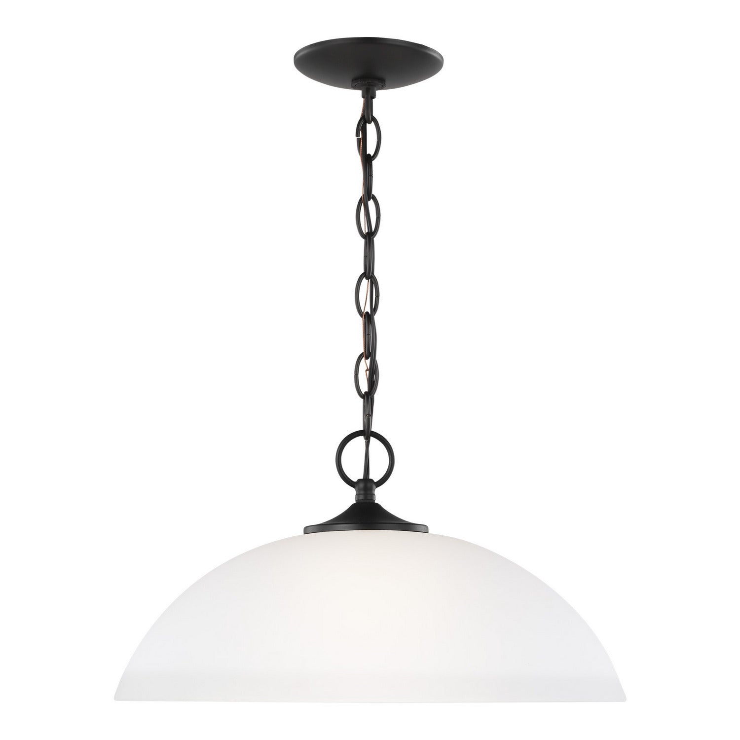 Generation Lighting - 6516501-112 - One Light Pendant - Geary - Midnight Black