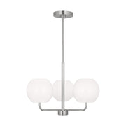 Generation Lighting - GLC1043EN3/BS - Three Light Chandelier - Rory - Brushed Steel