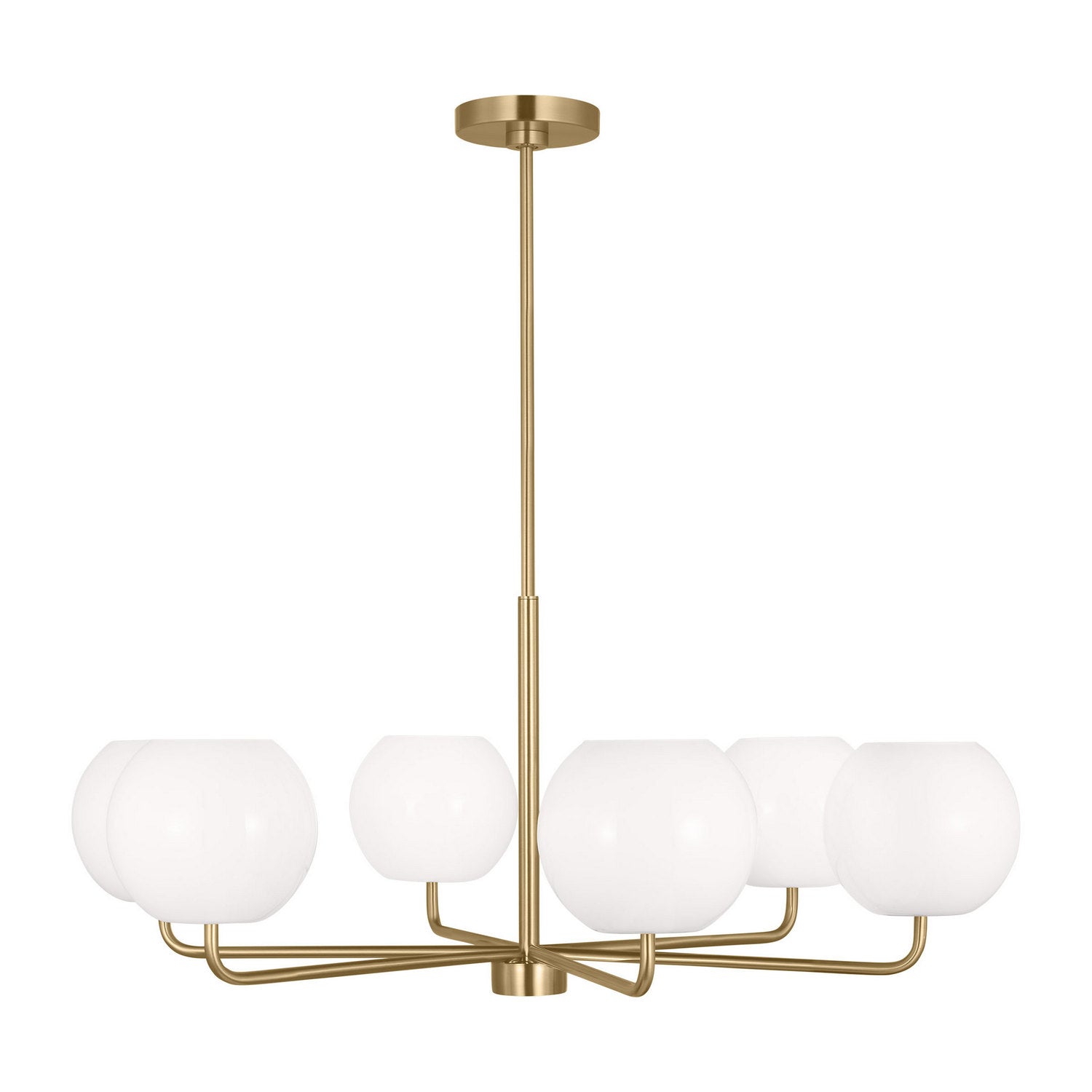 Generation Lighting - GLC1066EN3/SB - Six Light Chandelier - Rory - Satin Bronze