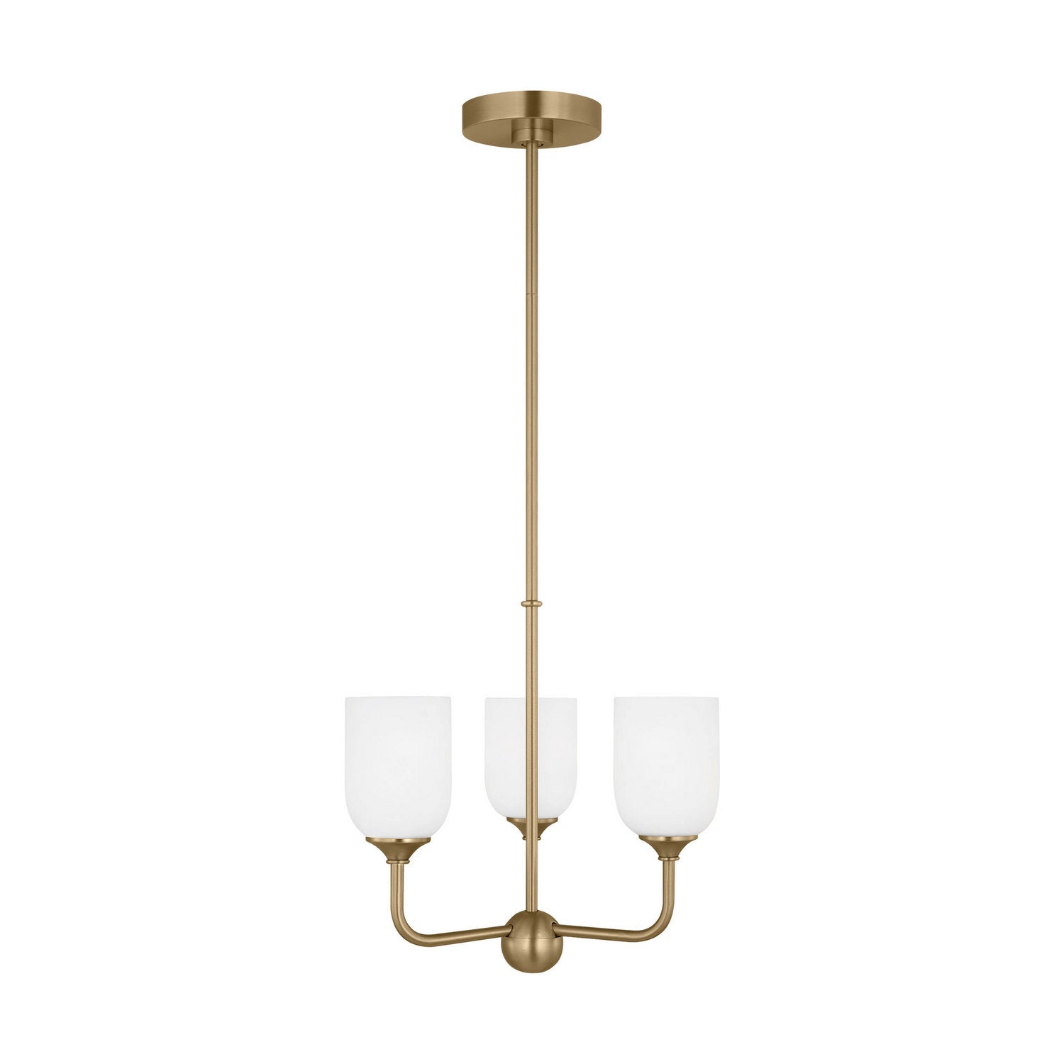 Generation Lighting - GLC1073EN3/SB - Three Light Chandelier - Emile - Satin Bronze