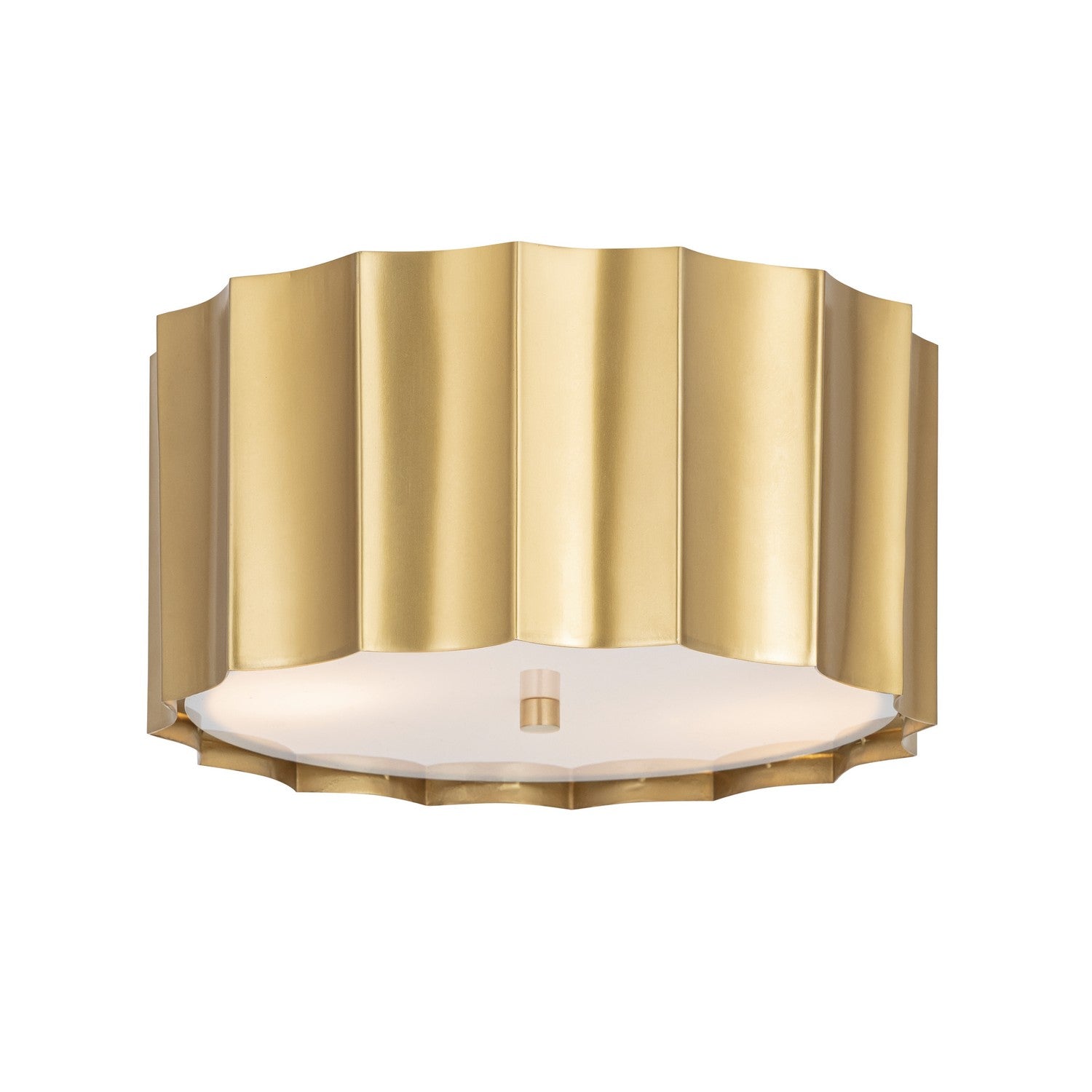 Maxim - 39130WBR - Two Light Flush Mount - Allegra - Weathered Brass