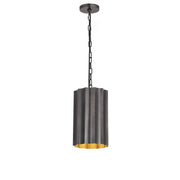 Maxim - 39131GMGLD - One Light Mini Pendant - Allegra - Gunmetal / Gold