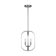 Generation Lighting - GLC1293BS - Three Light Chandelier - Loretto - Brushed Nickel