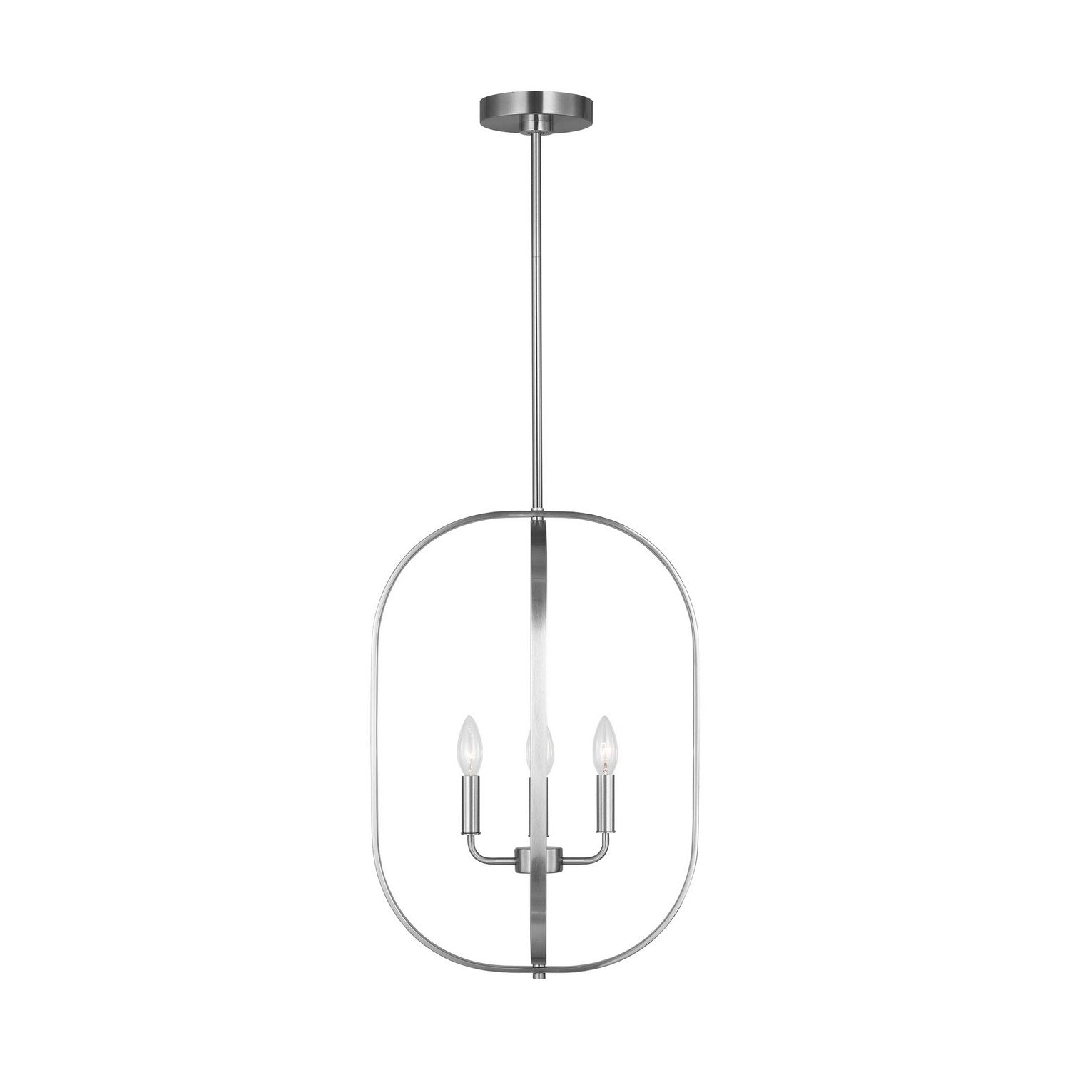 Generation Lighting - GLC1304BS - Four Light Chandelier - Loretto - Brushed Nickel