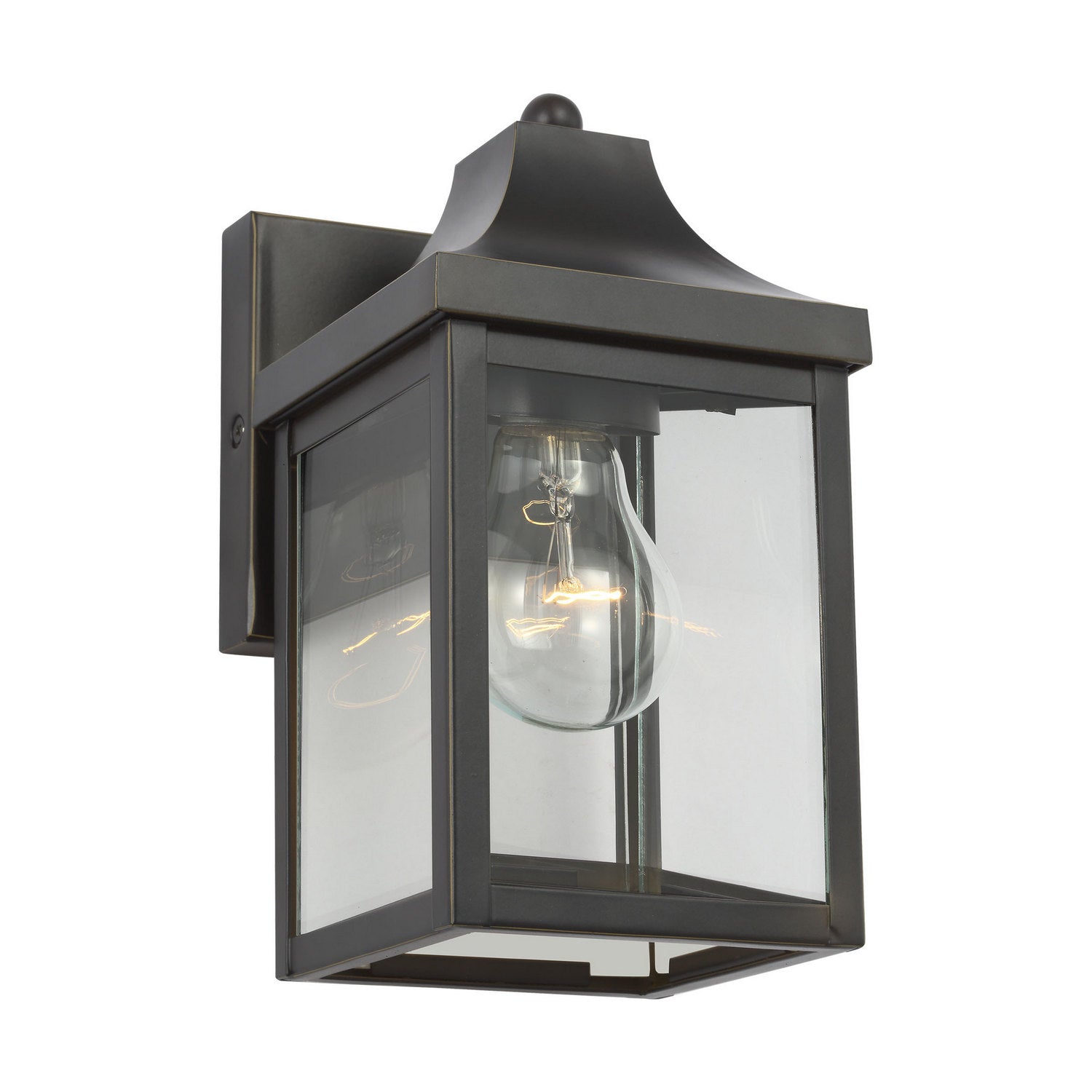 Generation Lighting - GLO1001EN3/ANBZ - One Light Lantern - Saybrook - Antique Bronze