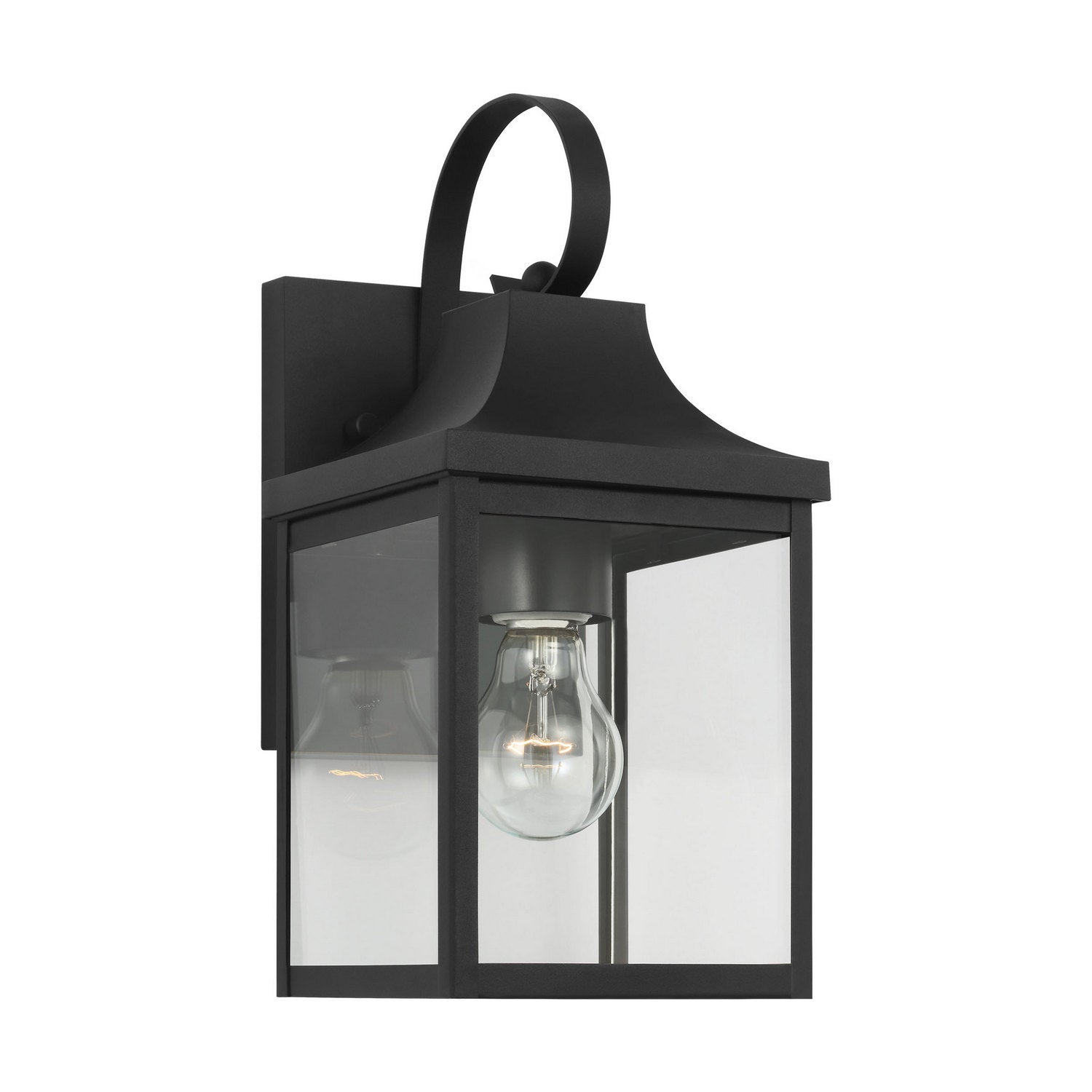 Generation Lighting - GLO1011EN3/TXB - One Light Lantern - Saybrook - Textured Black
