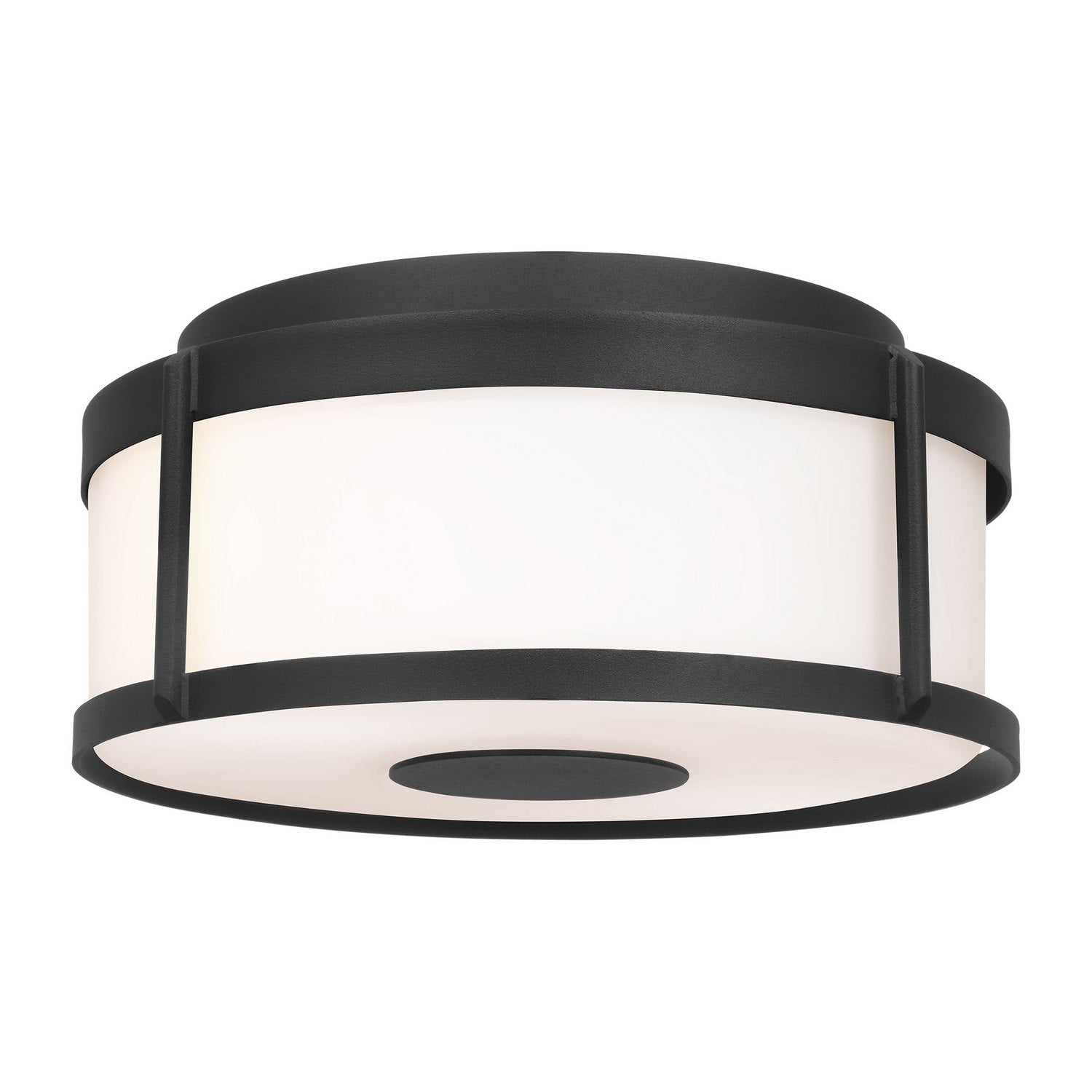 Generation Lighting - GLO1132OE-TXB - Flush Mount - Luning - Textured Black